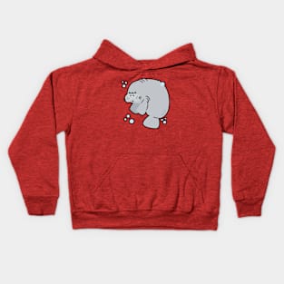 ❤️ Endangered Marine Mammal Species, Cute Manatee Kids Hoodie